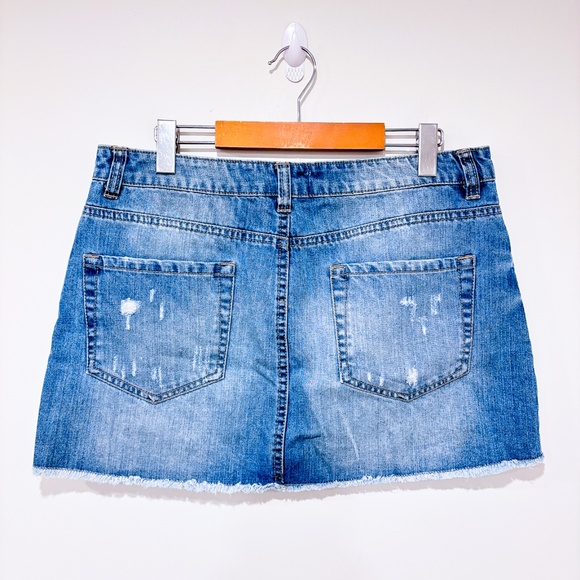 ARDENE Blue denim mini skirt - Picture 5 of 6